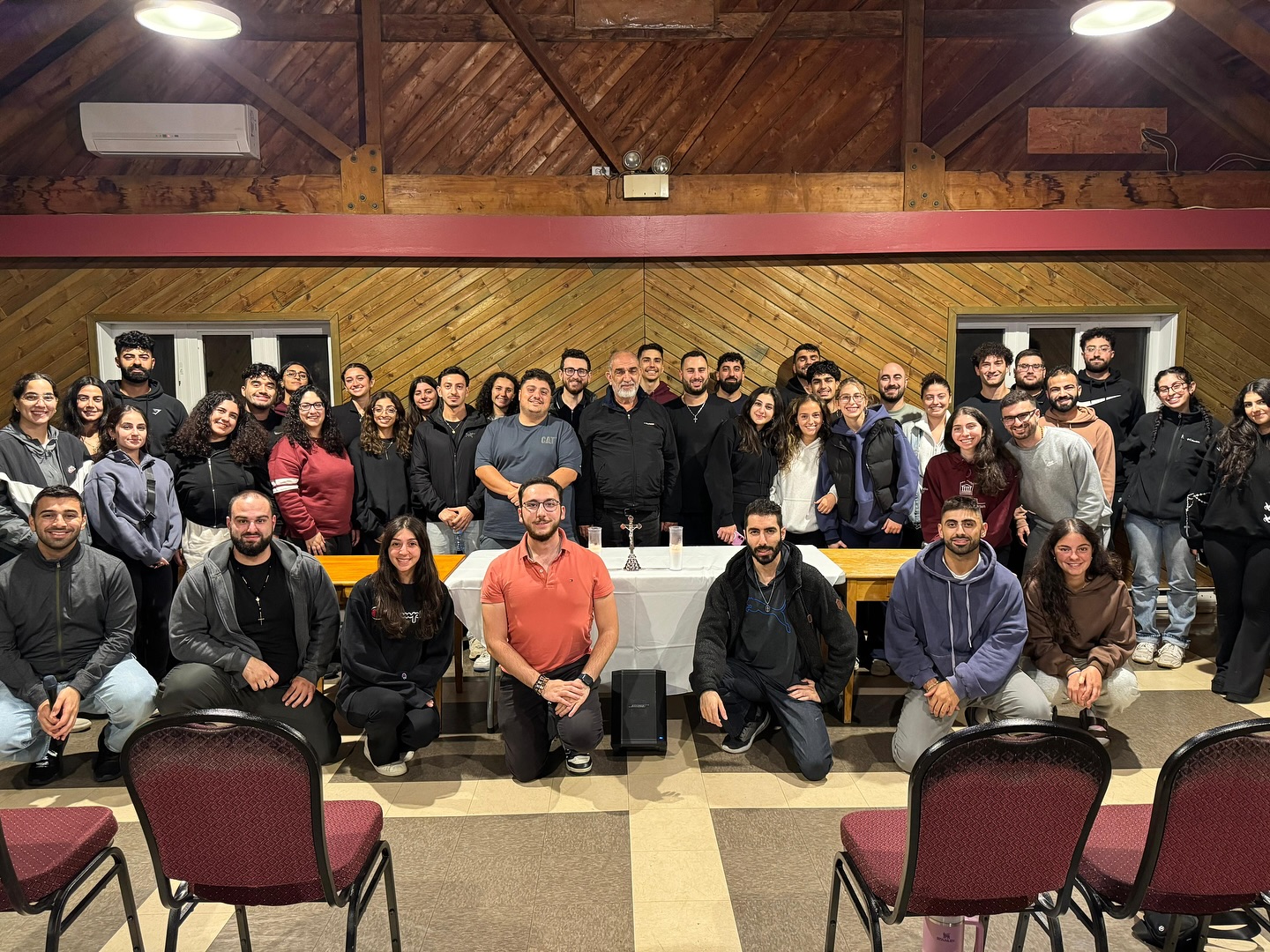 Maronite faithful gathered in prayer during a radiant liturgy